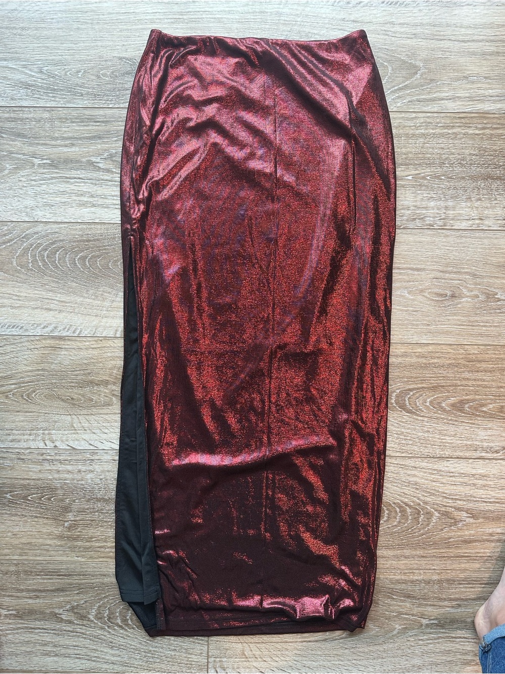 Cupshe red skirt